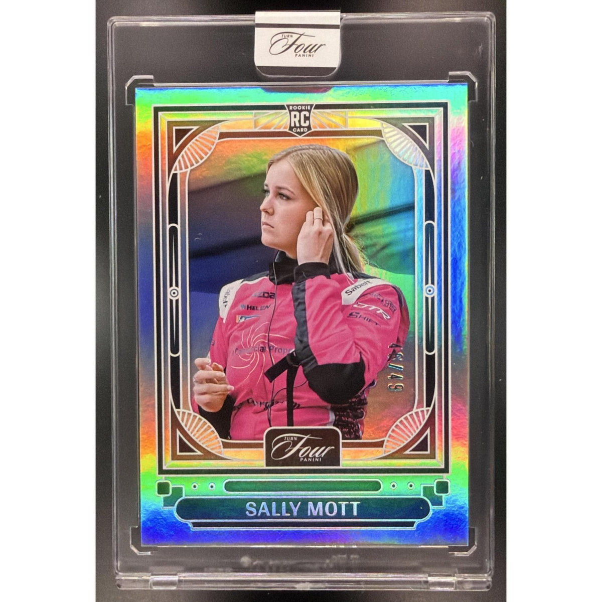 2026 Panini Four Racing Sally Mott #19 46/49 Non-Graded