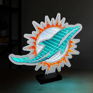 Miami Dolphins LED Infinity Logo Light
