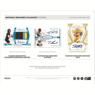 2025 Panini National Treasures Collegiate Football Hobby Box