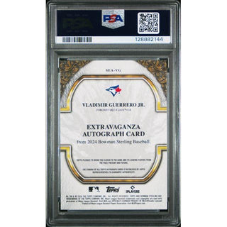 Vladimir Guerrero Jr. 2024 Bowman Sterling Extravaganza Autograph #SEAVG PSA 10
