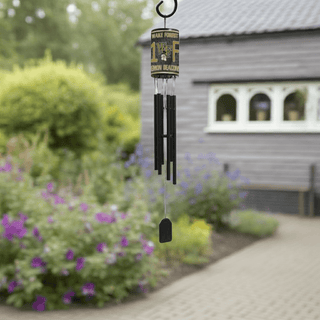 Wake Forest Demon Deacons Wind Chime – 33" Matte Black Finish