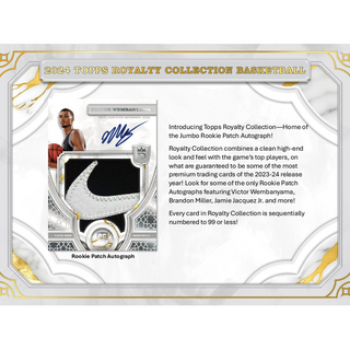 2023/24 Topps Royalty Collection Basketball Hobby Box