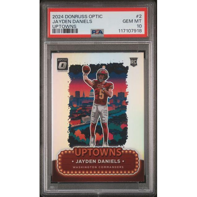 2024 Donruss Optic Jayden Daniels Uptowns #2 PSA 10