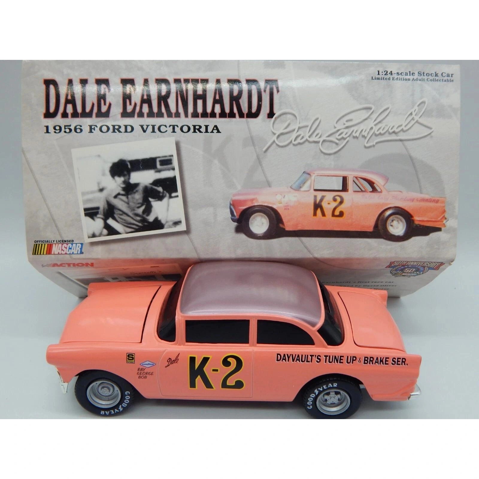 Die Cast 1/24 Scale: Dale Earnhardt 1956 Dayvault's Tune Up & Brake Service #K-2