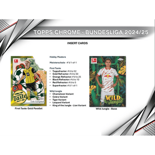 2024-25 Topps Chrome Bundesliga Soccer Hobby Box