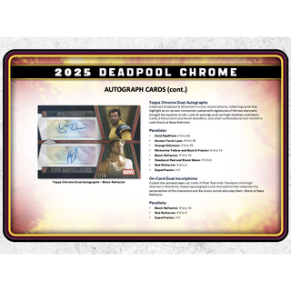 2025 Topps Chrome Marvel Deadpool Hobby Box