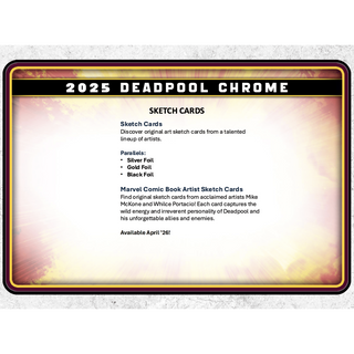 2025 Topps Chrome Marvel Deadpool Hobby Box