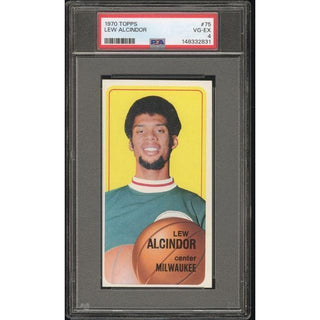 Lew Alcindro 1970 Topps #75 PSA 4