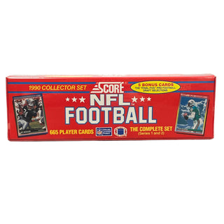 1990 Score Football Complete Set – Factory Sealed Series 1 & 2 665 Cards