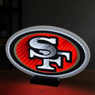 LED Infinity Logo Light: San Francisco 49ers