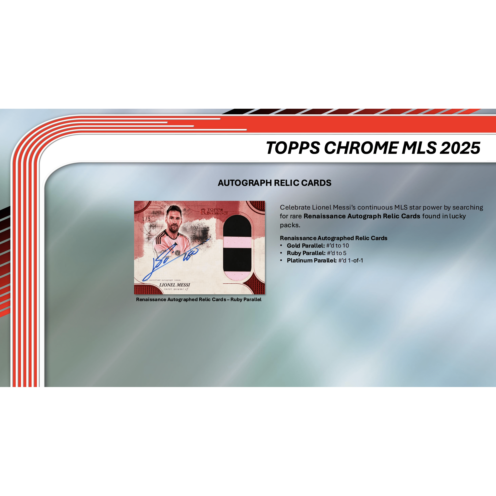 2025 Topps MLS Chrome Soccer Blaster Box