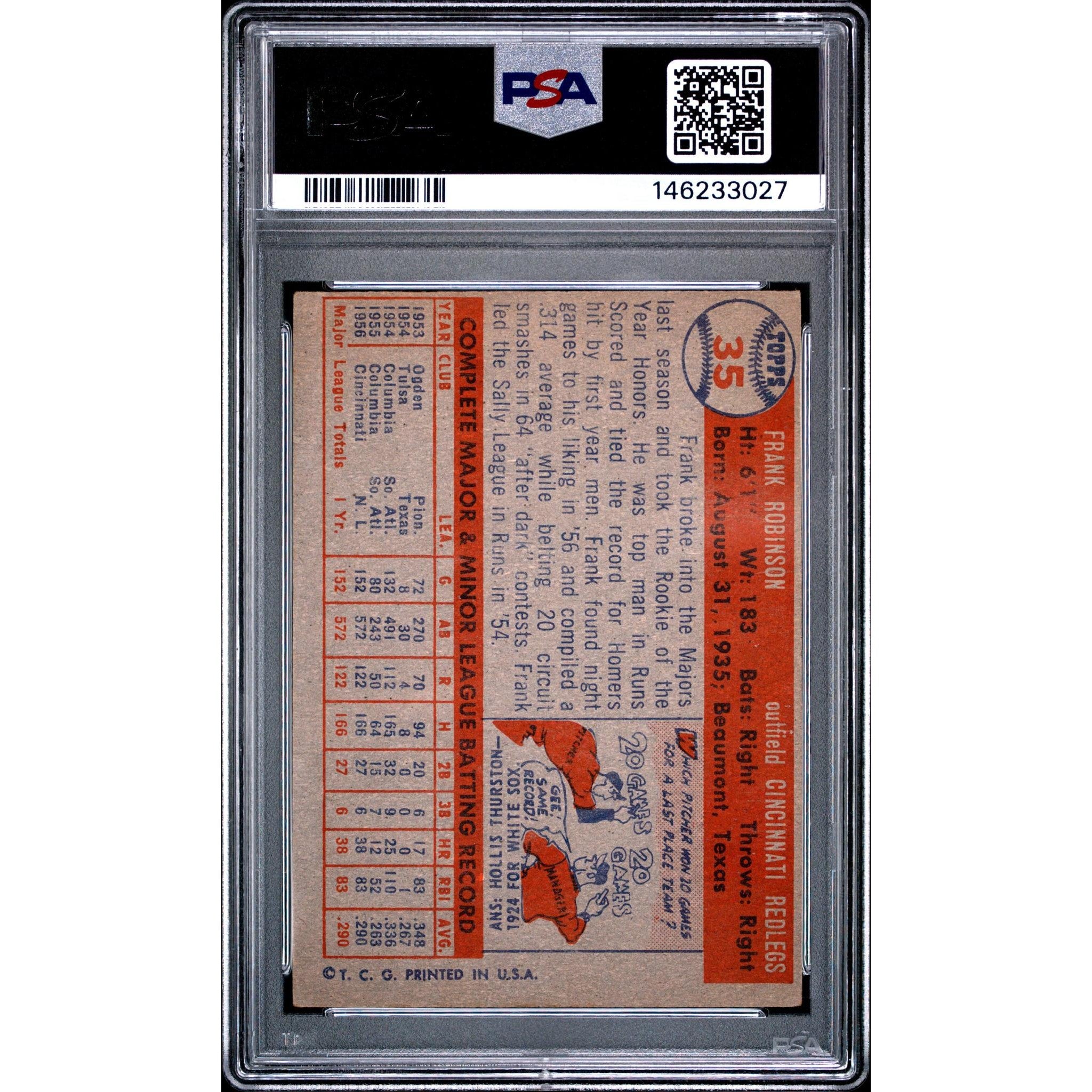 Frank Robinson 1957 Topps #35 PSA 3