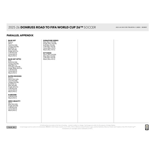 2025-26 Panini Donruss Road To FIFA World Cup 26 Soccer Hobby Box