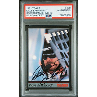 Dale Earnhardt 1991 Traks #190 Sports Image, Inc. IS PSA/DNA Cert. #190 Authentic