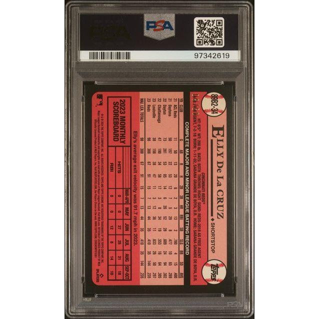 2024 Topps 1989 Topps Baseball #89B2-34 Elly De La Cruz 1989 Topps-Foil-Gold PSA 9