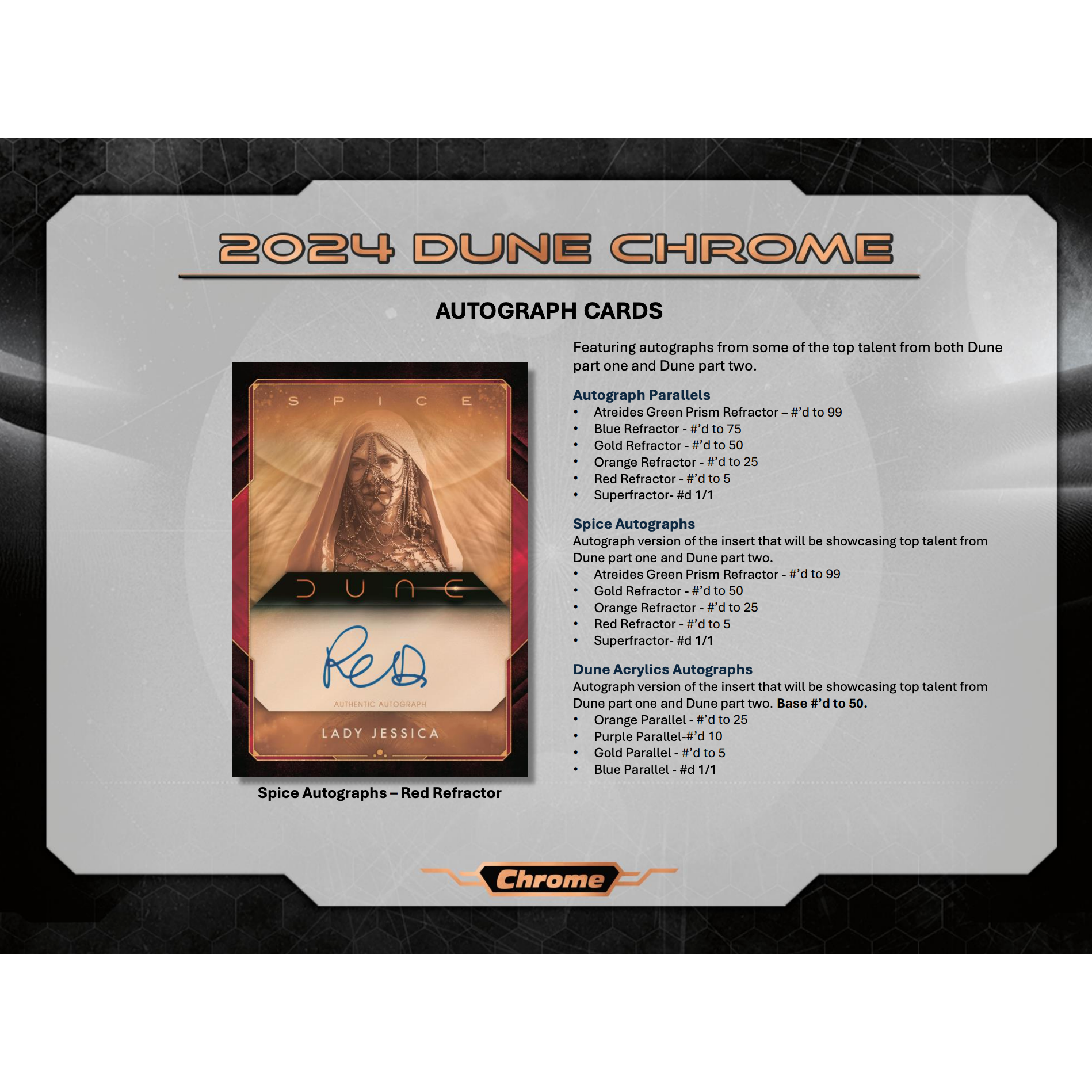 2024 Topps Dune Chrome Blaster Box
