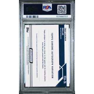 Troy Aikman 2023 Topps Composite Chrome Autograph-Gold Ref #TCATA PSA 10