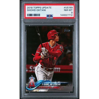 Shohei Ohtani 2018 Topps Update #US-189 PSA 8
