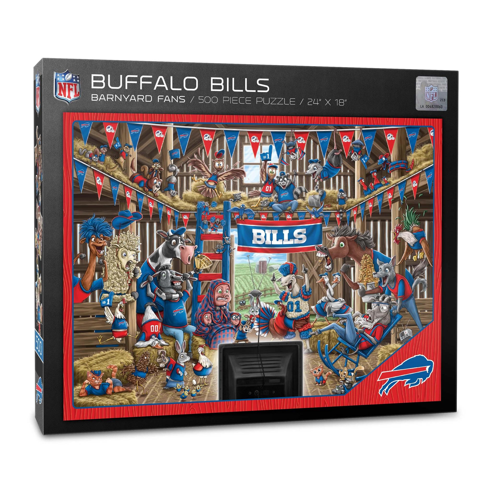 Buffalo Bills Barnyard Fans 500 pc Puzzle
