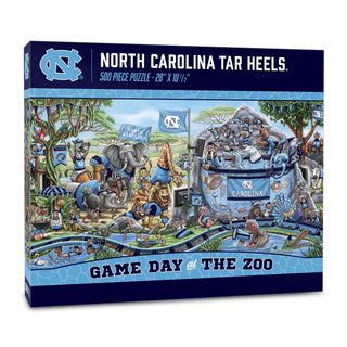 North Carolina Tar Heels Game Day at the Zoo 500 pc Puzzle