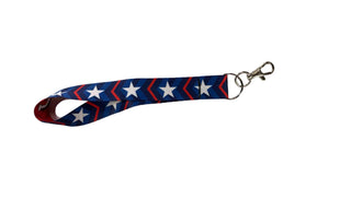 Patriotic USA / STARS Lanyard Key Strap 1"