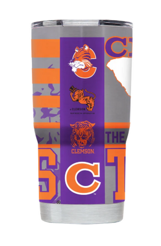 Tumbler: Clemson College Vault - 20oz