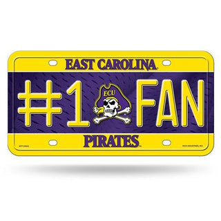 East Carolina University #1 Fan License Plate
