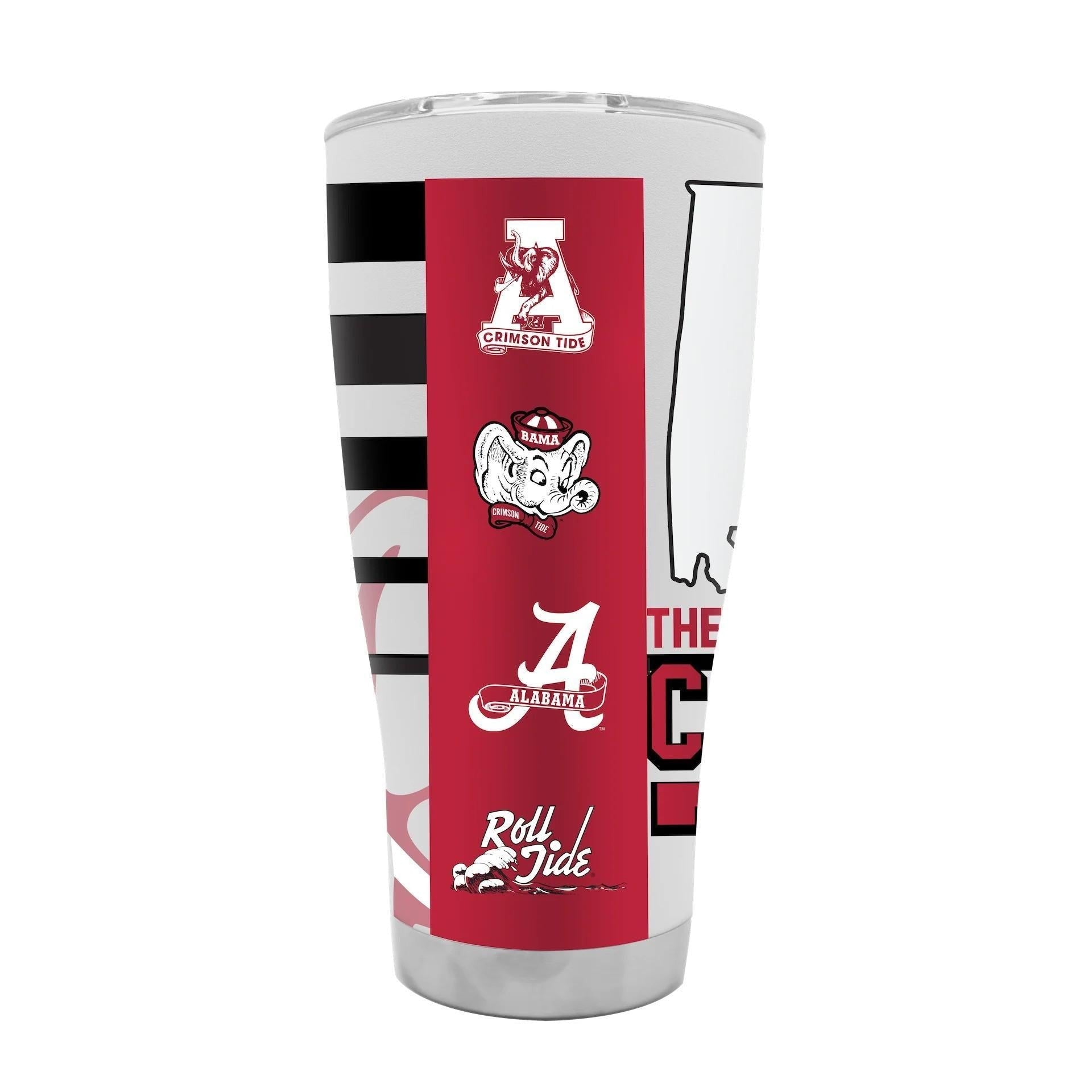 Tumbler: Alabama Crimson Tide – College Vault Stainless Steel -30oz