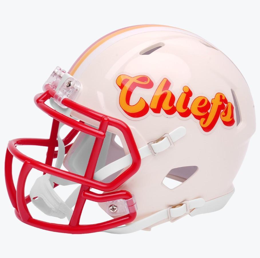 Kansas City Chiefs Retro Speed Mini Football Helmet