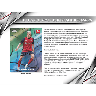 2024-25 Topps Chrome Bundesliga Soccer Hobby Box