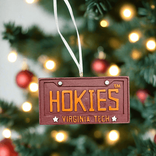 Ornament: Virgina Tech Hokies - License Plate