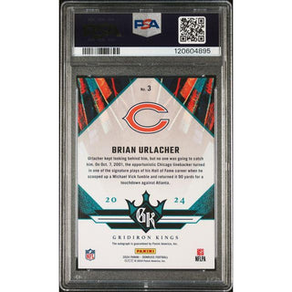 Brian Urlacher 2024 Donruss All-Time Gridiron King Auto #3 PSA 10