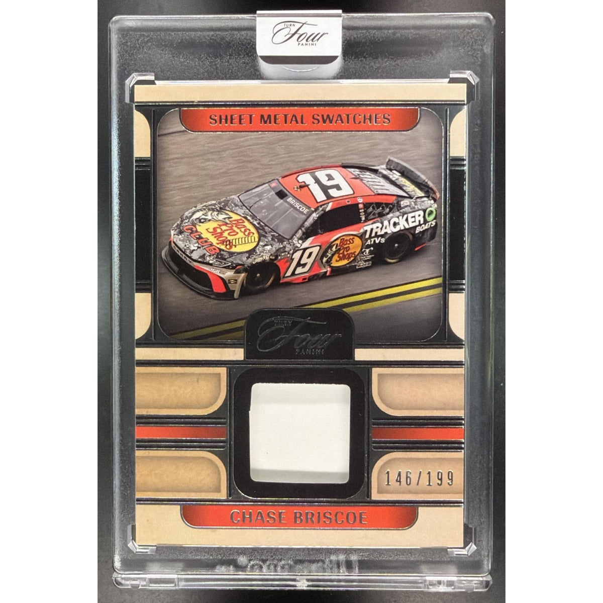 2026 Panini Four Racing Chase Briscoe #SM-CBS Sheet Metal Swatches 146/199 Non-Graded