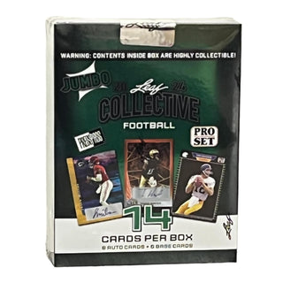 2024 Leaf Collective Football Jumbo Box