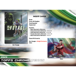 2025 Topps Chrome Tennis Breakers Delight Box