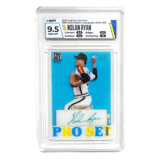Nolan Ryan 2023 Leaf Pro Set Pure 1960 Gold Pattern Auto. #PSP-NR1 1/3 Mint 9.5