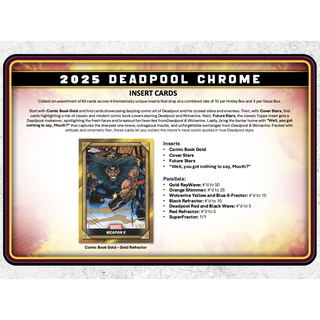 2025 Topps Chrome Marvel Deadpool Hobby Box