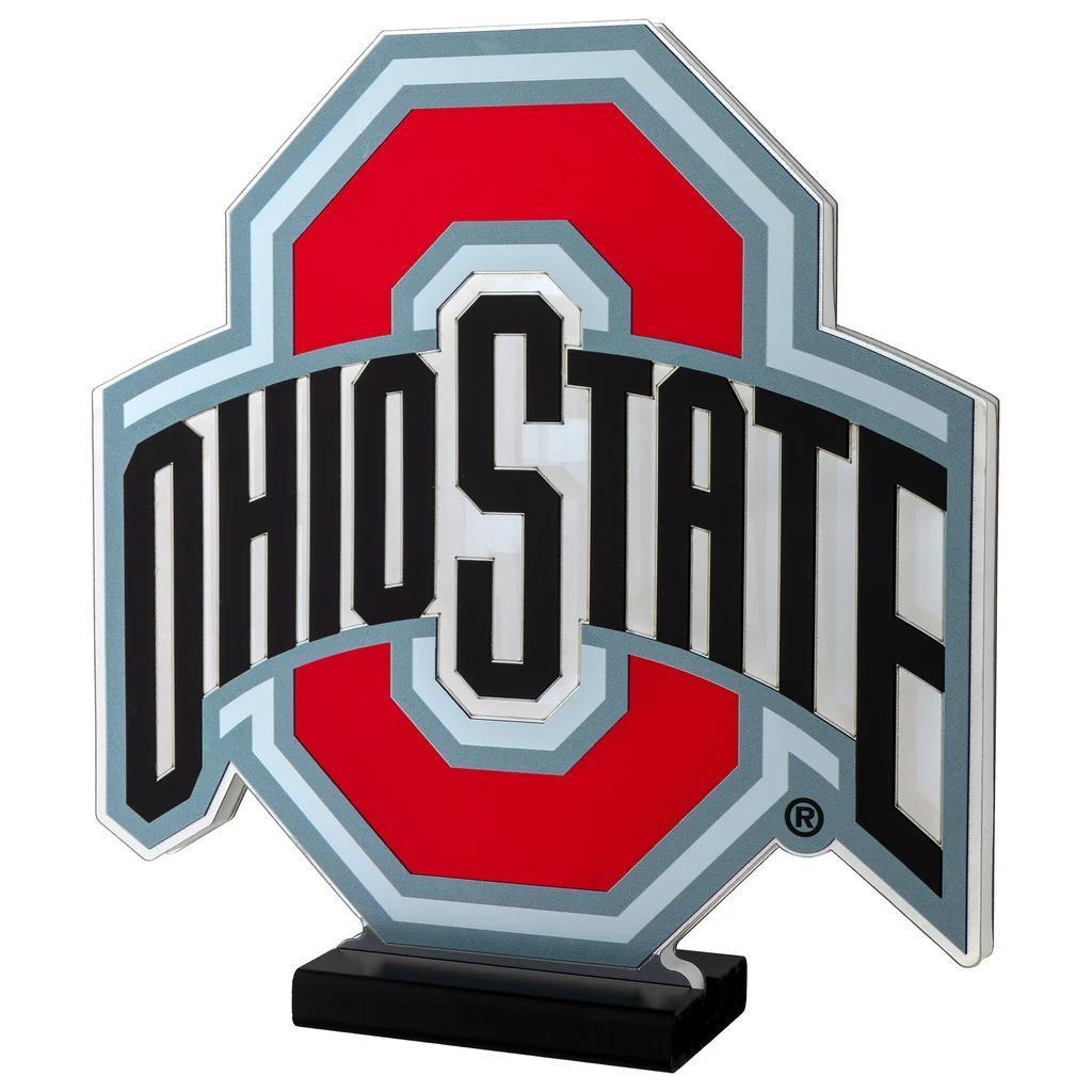 Ohio State Buckeyes Logo LED Infinity Logo Light