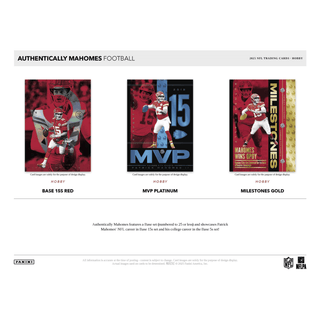 2025 Panini Authentically Mahomes Football Hobby 1-Box Case