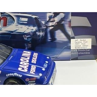 Die Cast Vehicle 1:24 Scale: Jeff Gordon #24 Carolina Ford 1991 Ford Action Racing