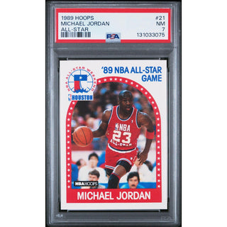 Michael Jordan 1989 Hoops All-Star #21 – PSA 7