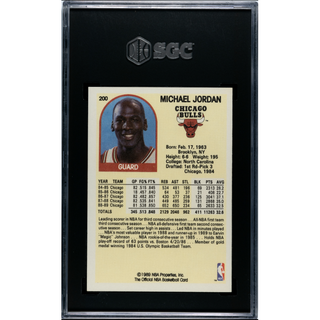 Michael Jordan 1989-90 NBA Hoops #200 – SGC 8.5