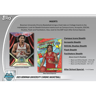2024-25 Bowman Chrome University Basketball Hobby Breaker Delight