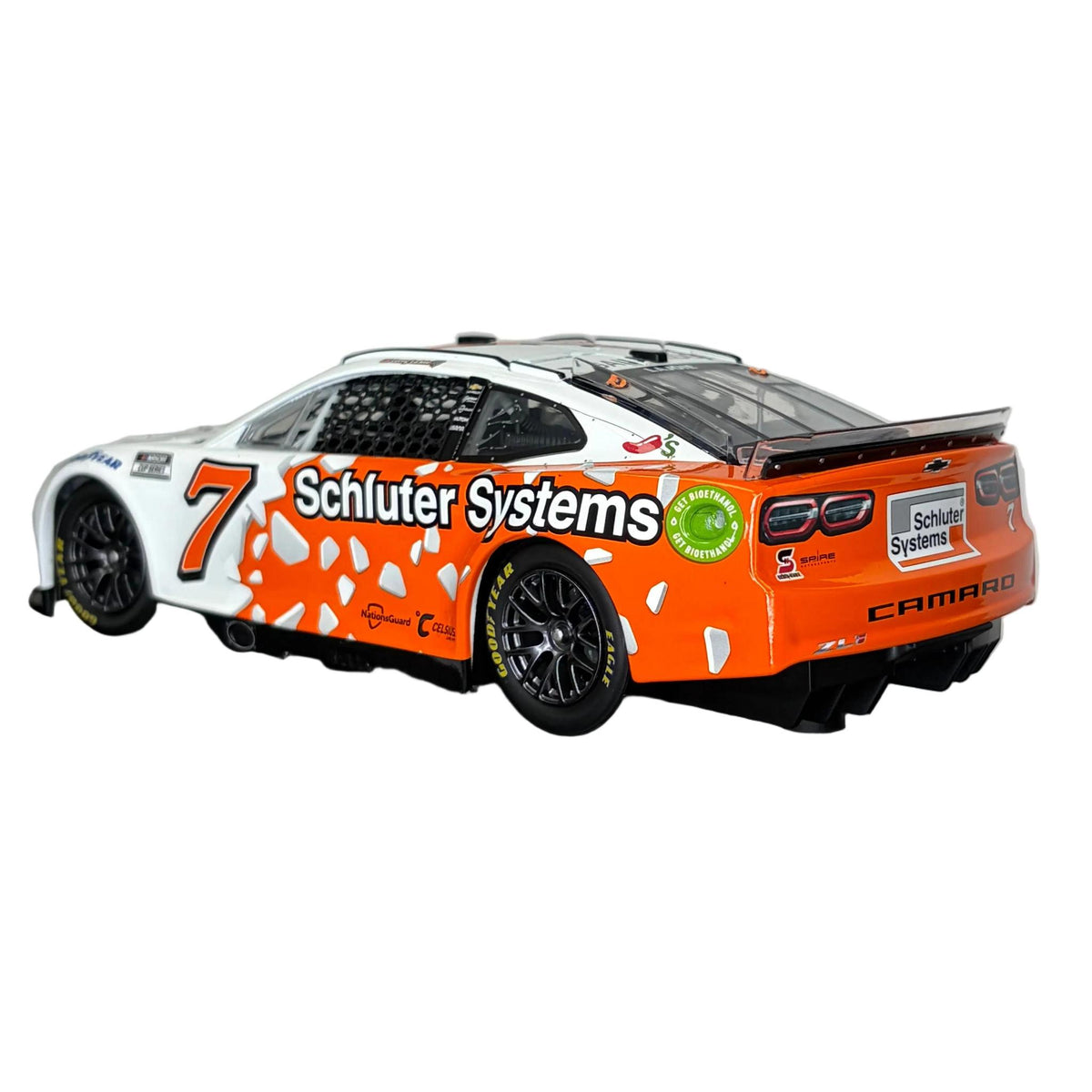 Die Cast: Corey Lajoie #7 Schulter Systems 2024 Camaro ZL1 1/72 Autographed Xfinity Series 1:24 Scale
