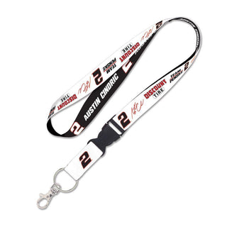 Austin Cindric 1" Lanyard with Buckle – Officially Licensed NASCAR