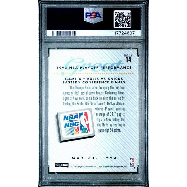 Michael Jordan 1993 SkyBox Premium #14 PSA 9