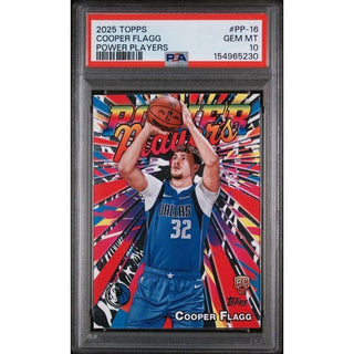 Cooper Flagg 2025 Topps Power Players #PP-16 PSA 10