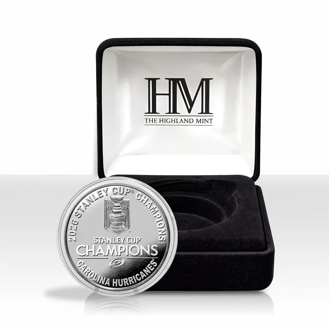 Carolina Hurricanes 2026 Stanley Cup Champions Silver-Plated Commemorative Coin