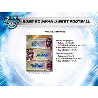 2025 Bowman's Best University Football Hobby Box