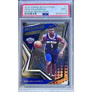 Zion Williamson 2019 Panini Revolution Rookie Revolution #1 PSA 9 – Rookie Insert